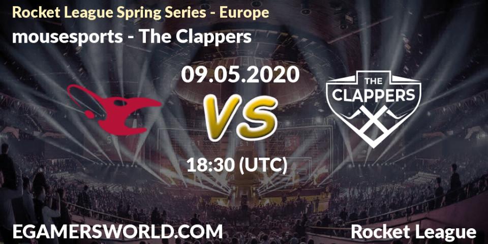 mousesports - The Clappers: прогноз. 09.05.20, Rocket League, Rocket League Spring Series - Europe