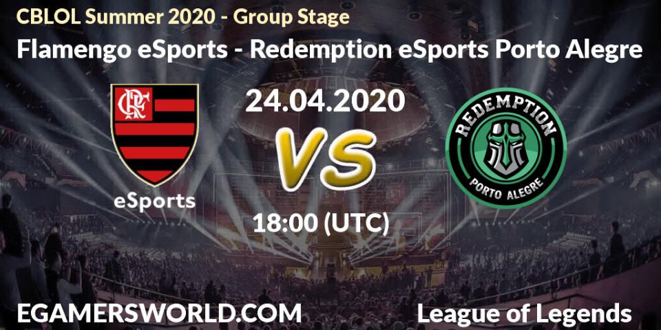 Flamengo eSports - Redemption eSports Porto Alegre: прогноз. 24.04.20, LoL, CBLOL Summer 2020 - Group Stage