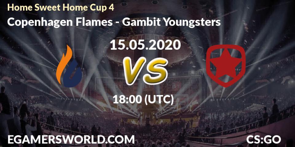 Copenhagen Flames - Gambit Youngsters: прогноз. 15.05.20, CS2 (CS:GO), #Home Sweet Home Cup 4