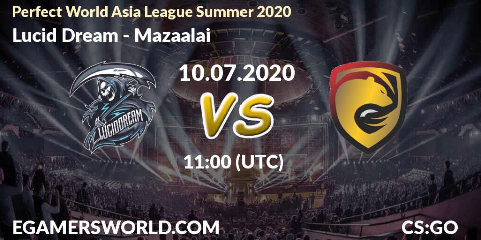 Lucid Dream - Mazaalai: прогноз. 10.07.20, CS2 (CS:GO), Perfect World Asia League Summer 2020