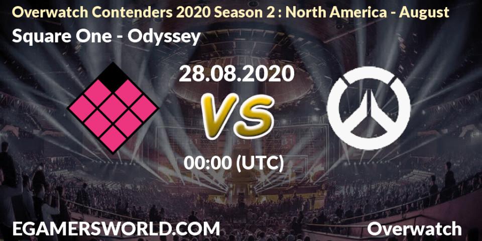 Square One - Odyssey: прогноз. 28.08.20, Overwatch, Overwatch Contenders 2020 Season 2: North America - August