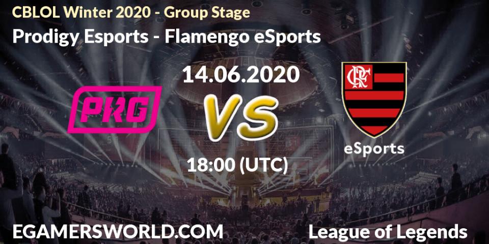 Prodigy Esports - Flamengo eSports: прогноз. 14.06.20, LoL, CBLOL Winter 2020 - Group Stage