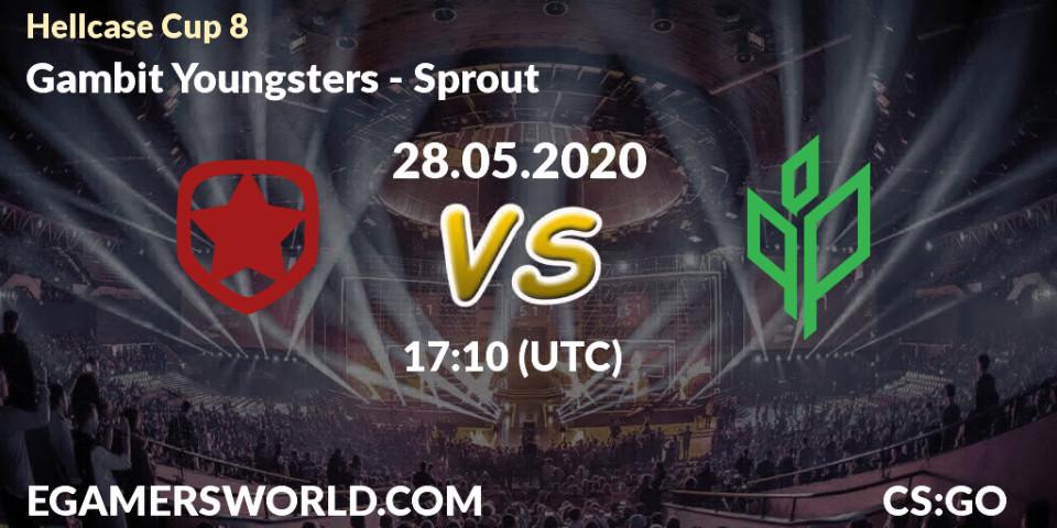 Gambit Youngsters - Sprout: прогноз. 28.05.20, CS2 (CS:GO), Hellcase Cup 8
