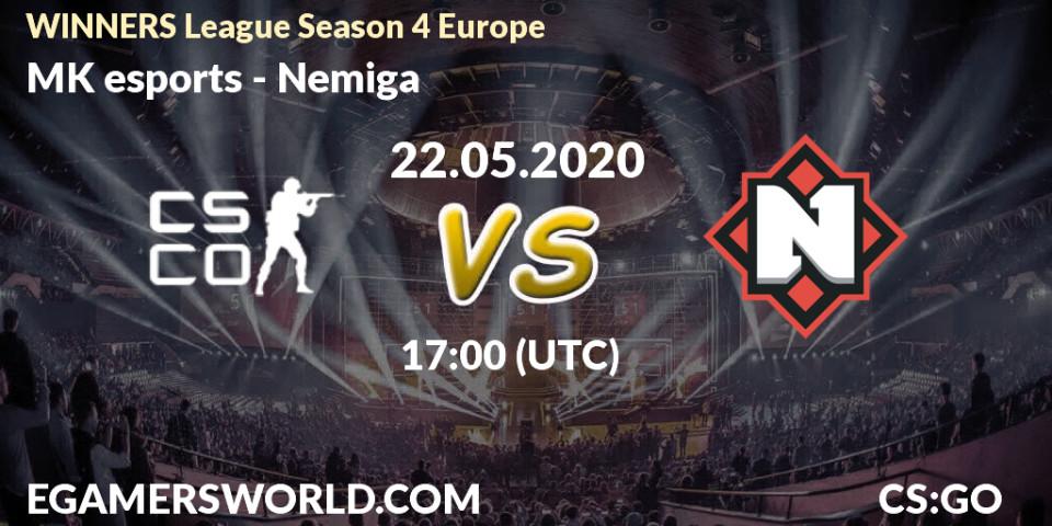 BPro - Nemiga: прогноз. 22.05.20, CS2 (CS:GO), WINNERS League Season 4 Europe