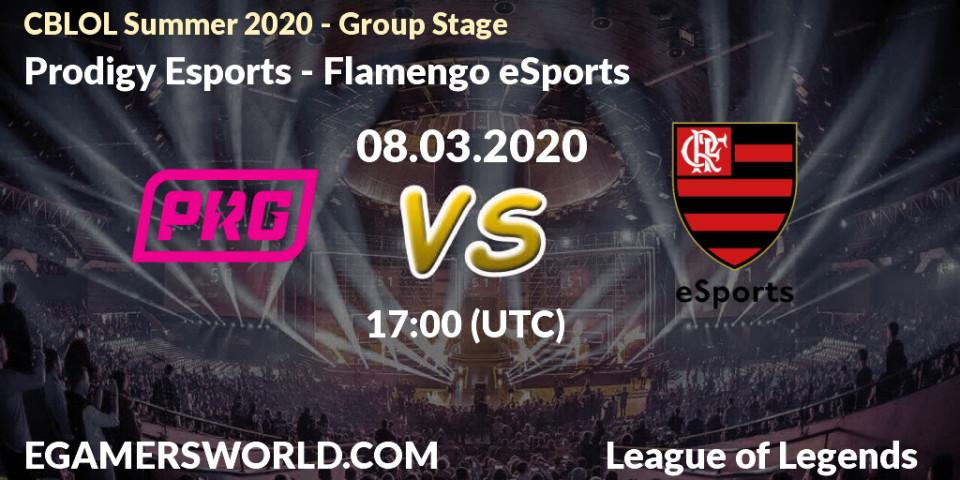 Prodigy Esports - Flamengo eSports: прогноз. 08.03.20, LoL, CBLOL Summer 2020 - Group Stage