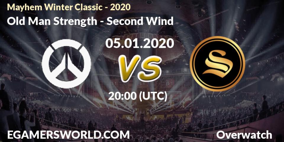 Old Man Strength - Second Wind: прогноз. 05.01.20, Overwatch, Mayhem Winter Classic - 2020