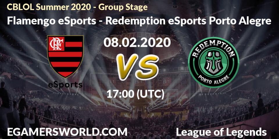 Flamengo eSports - Redemption eSports Porto Alegre: прогноз. 08.02.20, LoL, CBLOL Summer 2020 - Group Stage