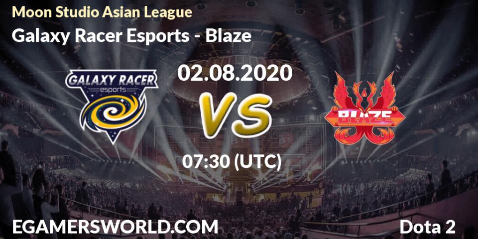 Galaxy Racer Esports - Blaze: прогноз. 02.08.20, Dota 2, Moon Studio Asian League