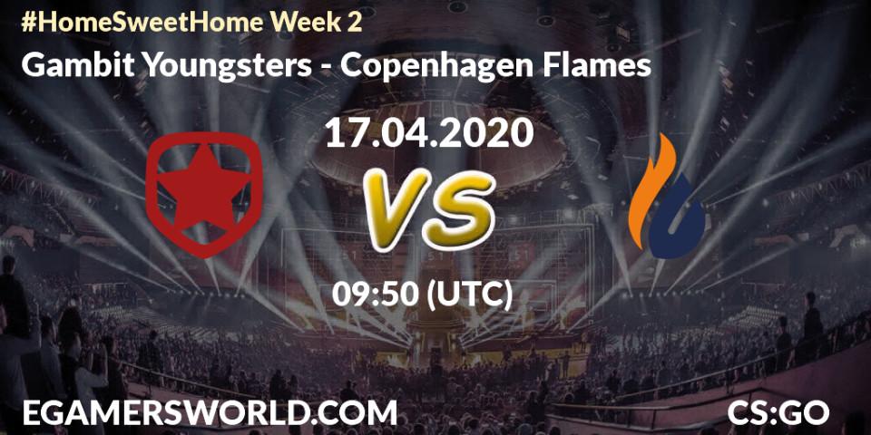 Gambit Youngsters - Copenhagen Flames: прогноз. 17.04.20, CS2 (CS:GO), #Home Sweet Home Week 2