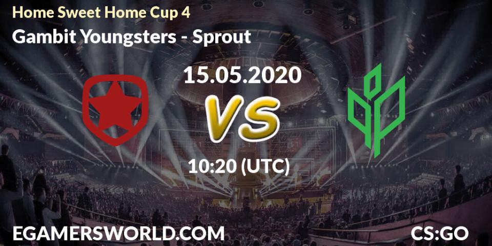 Gambit Youngsters - Sprout: прогноз. 15.05.20, CS2 (CS:GO), #Home Sweet Home Cup 4