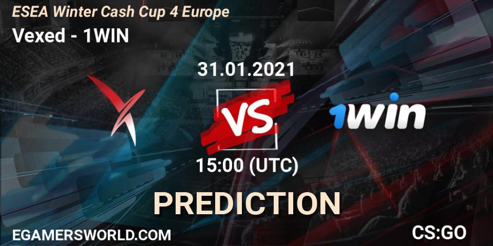 Vexed - 1WIN: прогноз. 31.01.21, CS2 (CS:GO), ESEA Cash Cup - Europe: Winter 2020 #4