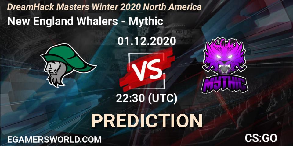 New England Whalers - Mythic: прогноз. 01.12.20, CS2 (CS:GO), DreamHack Masters Winter 2020 North America