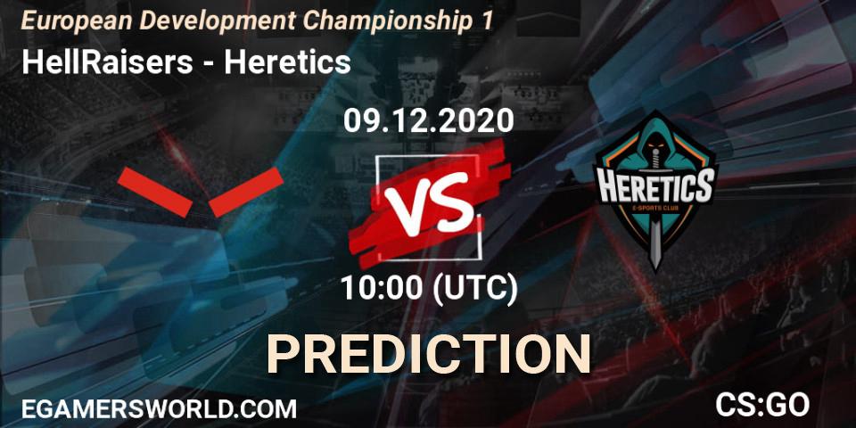 HellRaisers - Heretics: прогноз. 09.12.20, CS2 (CS:GO), European Development Championship 1