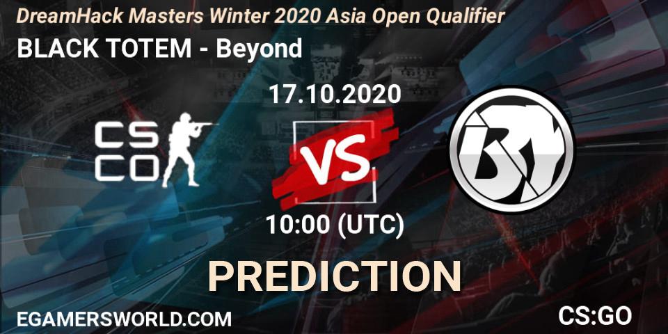 BLACK TOTEM - Beyond: прогноз. 17.10.20, CS2 (CS:GO), DreamHack Masters Winter 2020 Asia Open Qualifier