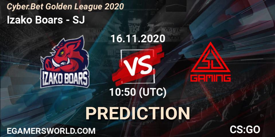 Izako Boars - SJ: прогноз. 16.11.20, CS2 (CS:GO), Cyber.Bet Golden League 2020