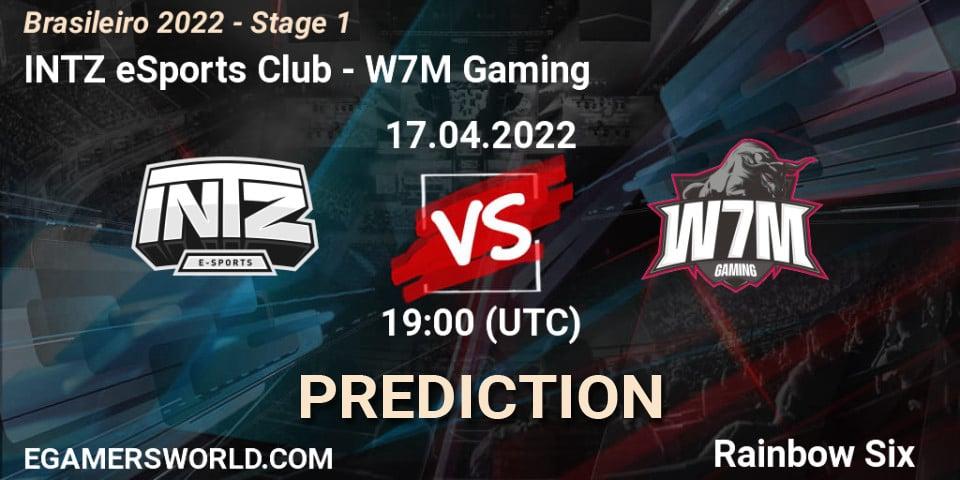 INTZ eSports Club - W7M Gaming: прогноз. 17.04.22, Rainbow Six, Brasileirão 2022 - Stage 1