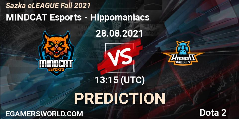 MINDCAT Esports - Hippomaniacs: прогноз. 28.08.21, Dota 2, Sazka eLEAGUE Fall 2021