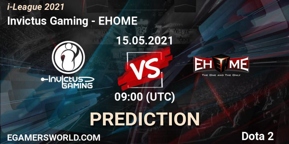 Invictus Gaming - EHOME: прогноз. 15.05.21, Dota 2, i-League 2021 Season 1