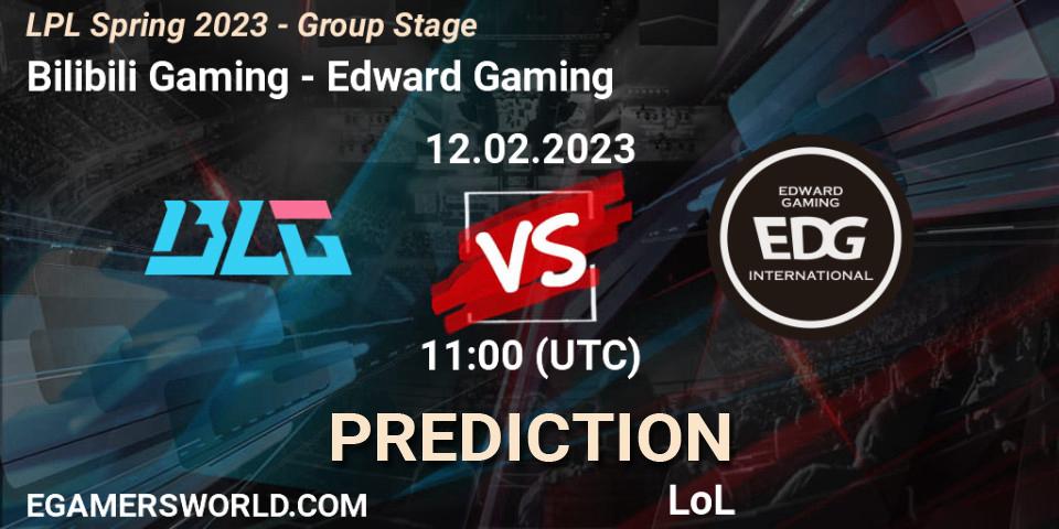 Bilibili Gaming - Edward Gaming: прогноз. 12.02.23, LoL, LPL Spring 2023 - Group Stage