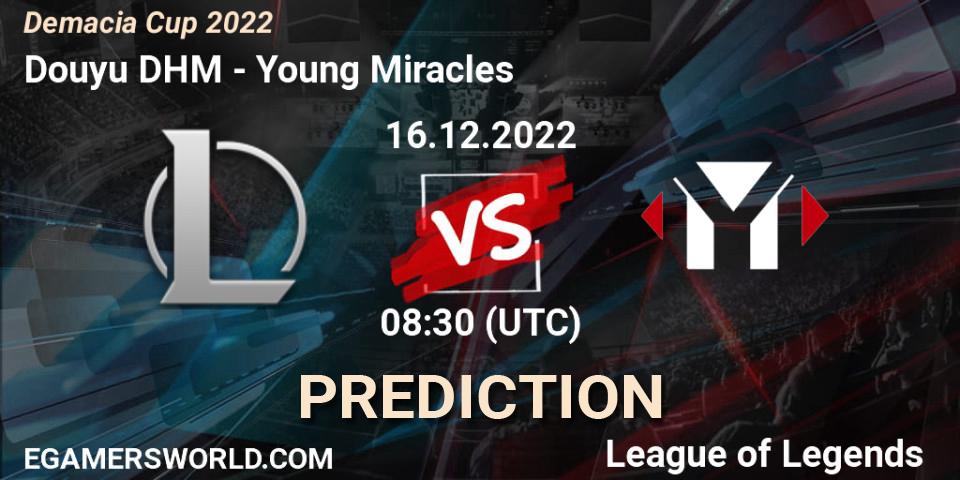 Douyu DHM - Young Miracles: прогноз. 16.12.22, LoL, Demacia Cup 2022