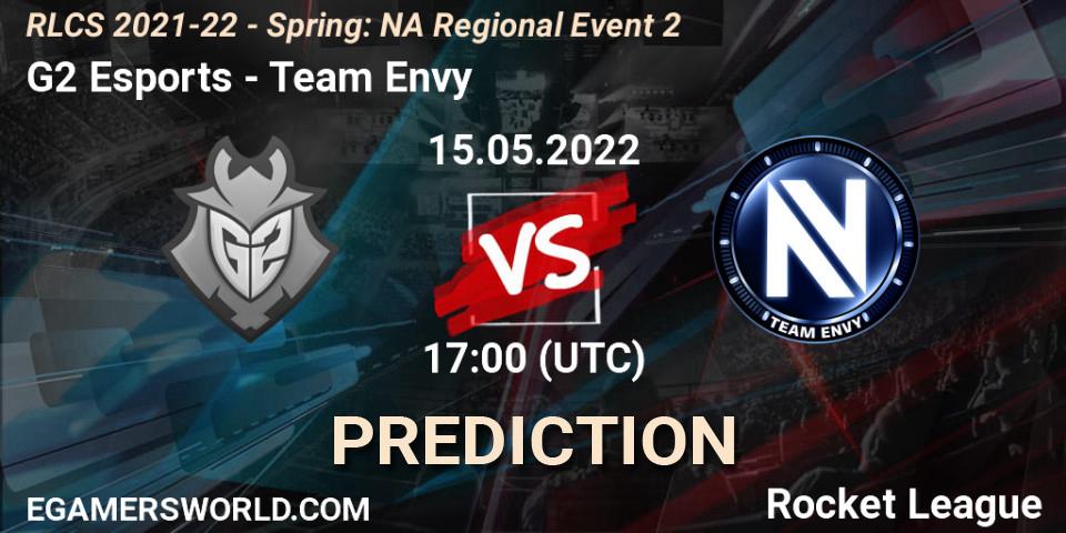 G2 Esports - Team Envy: прогноз. 15.05.22, Rocket League, RLCS 2021-22 - Spring: NA Regional Event 2