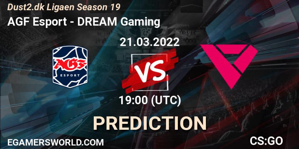 AGF Esport - DREAM Gaming: прогноз. 21.03.22, CS2 (CS:GO), Dust2.dk Ligaen Season 19
