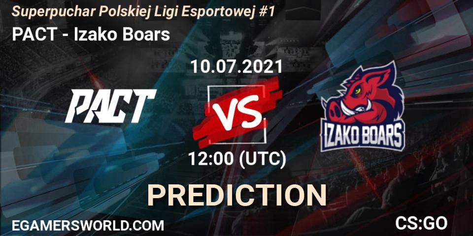 PACT - Izako Boars: прогноз. 10.07.21, CS2 (CS:GO), Superpuchar Polskiej Ligi Esportowej #1