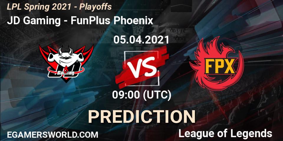 JD Gaming - FunPlus Phoenix: прогноз. 05.04.21, LoL, LPL Spring 2021 - Playoffs