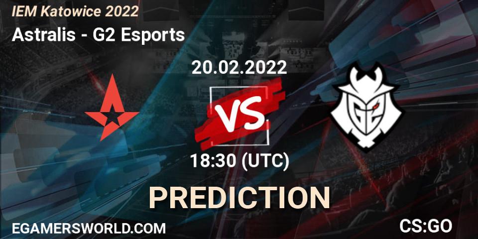 Astralis - G2 Esports: прогноз. 20.02.22, CS2 (CS:GO), IEM Katowice 2022