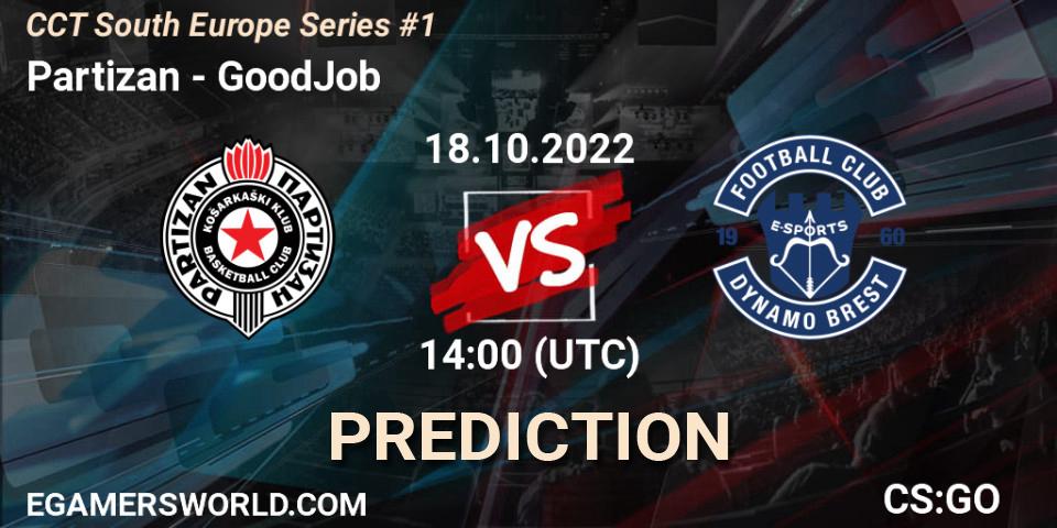 Partizan - GoodJob: прогноз. 18.10.22, CS2 (CS:GO), CCT South Europe Series #1