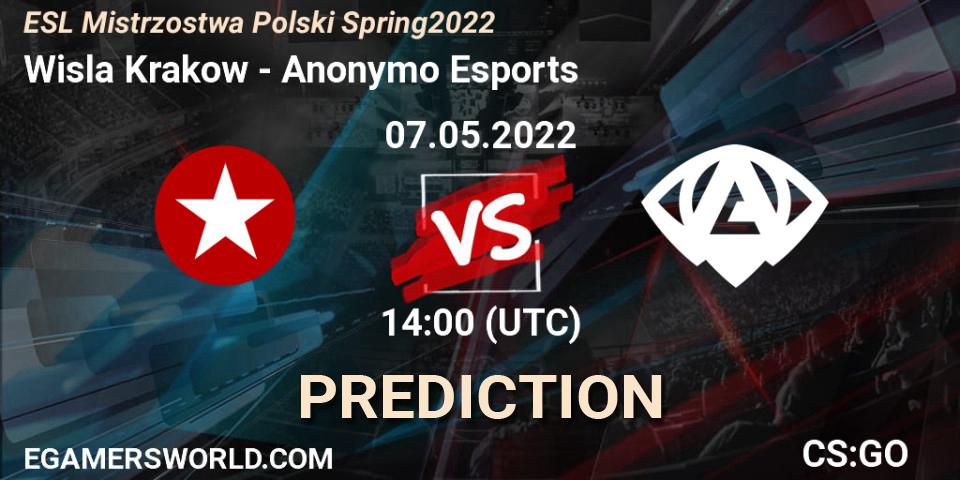 Wisla Krakow - Anonymo Esports: прогноз. 07.05.22, CS2 (CS:GO), ESL Mistrzostwa Polski Spring 2022