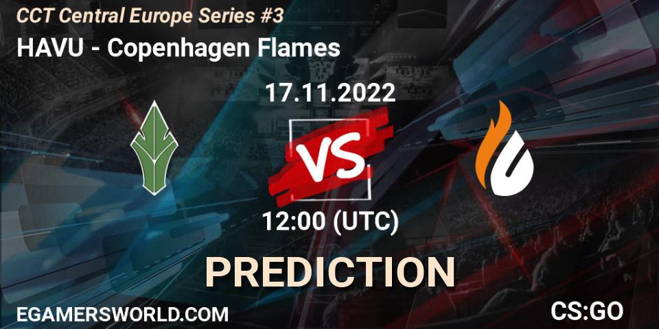 HAVU - Copenhagen Flames: прогноз. 17.11.22, CS2 (CS:GO), CCT Central Europe Series #3