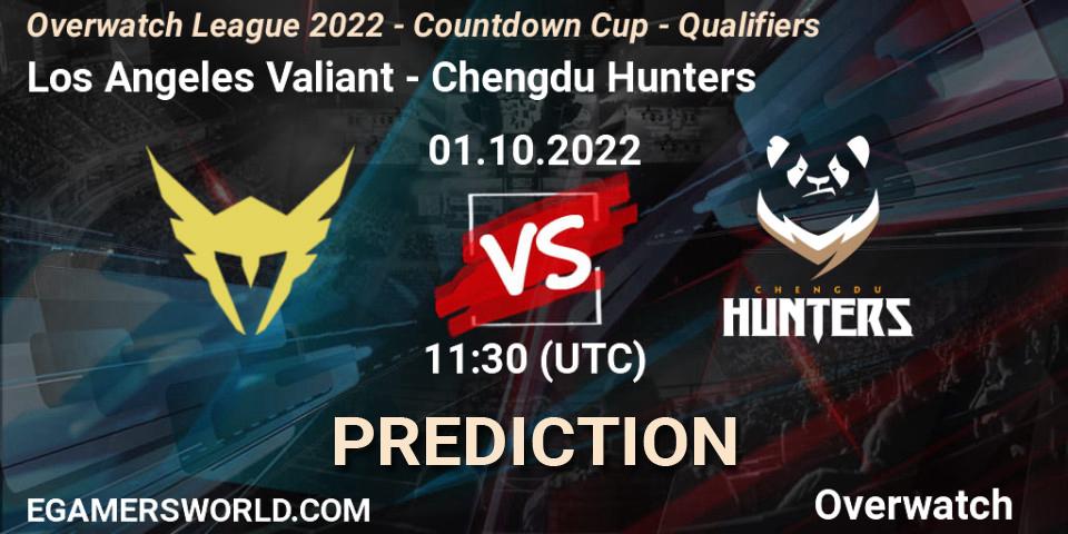 Los Angeles Valiant - Chengdu Hunters: прогноз. 01.10.22, Overwatch, Overwatch League 2022 - Countdown Cup - Qualifiers