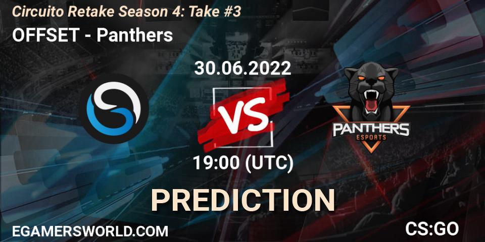 OFFSET - Panthers: прогноз. 30.06.22, CS2 (CS:GO), Circuito Retake Season 4: Take #3