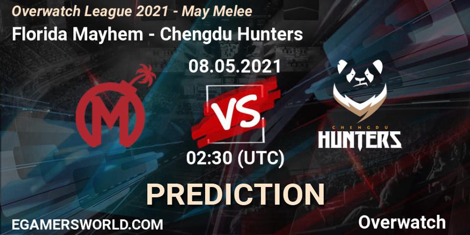Florida Mayhem - Chengdu Hunters: прогноз. 08.05.21, Overwatch, Overwatch League 2021 - May Melee