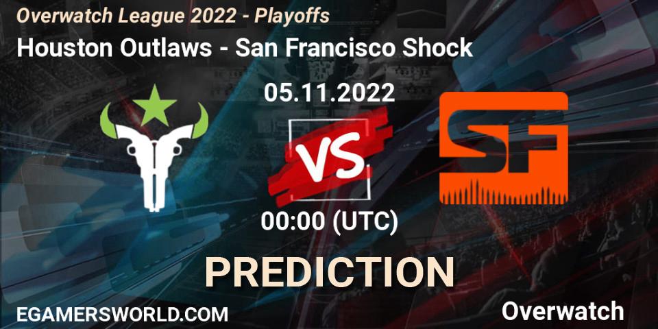 Houston Outlaws - San Francisco Shock: прогноз. 05.11.22, Overwatch, Overwatch League 2022 - Playoffs