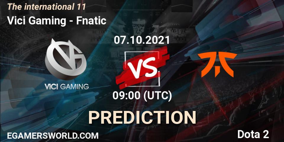 Vici Gaming - Fnatic: прогноз. 07.10.21, Dota 2, The Internationa 2021