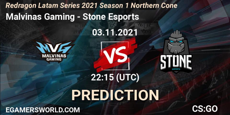 Malvinas Gaming - Stone Esports: прогноз. 03.11.21, CS2 (CS:GO), Redragon Latam Series 2021 Season 1 Northern Cone