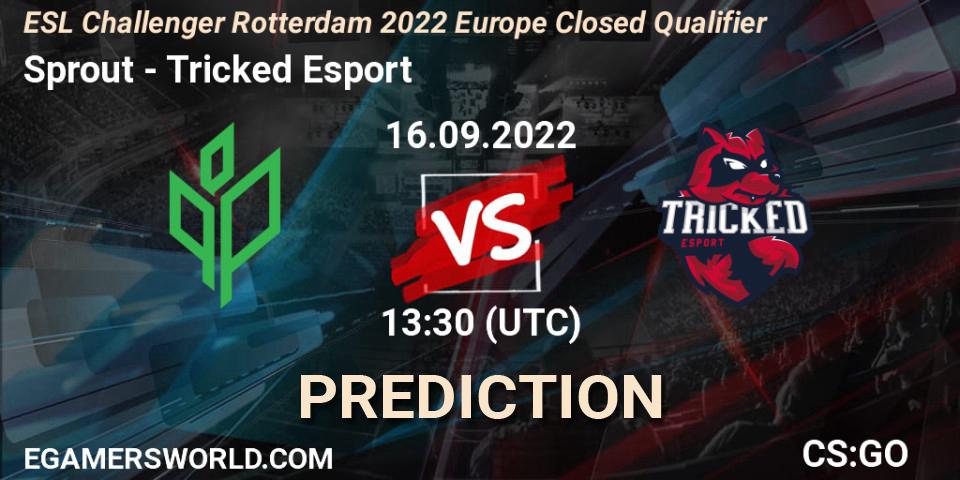 Sprout - Tricked Esport: прогноз. 16.09.22, CS2 (CS:GO), ESL Challenger Rotterdam 2022 Europe Closed Qualifier