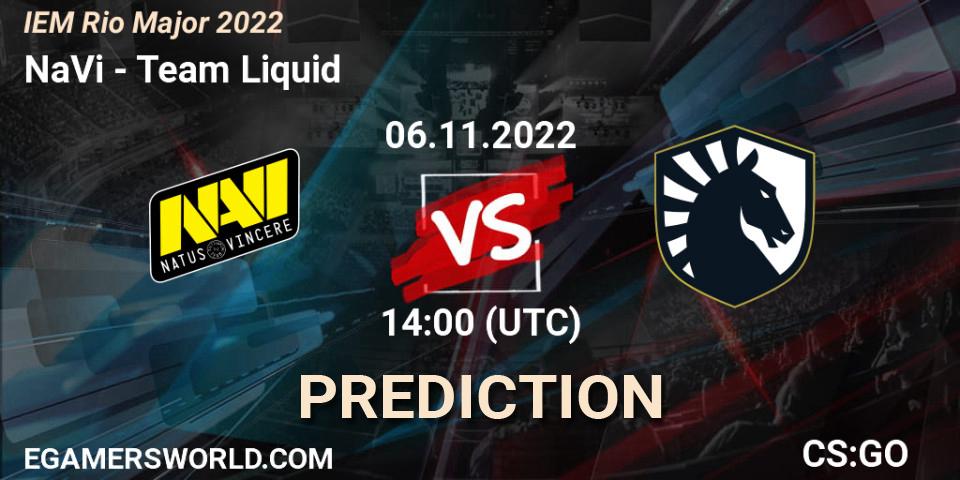NaVi - Team Liquid: прогноз. 06.11.22, CS2 (CS:GO), IEM Rio Major 2022