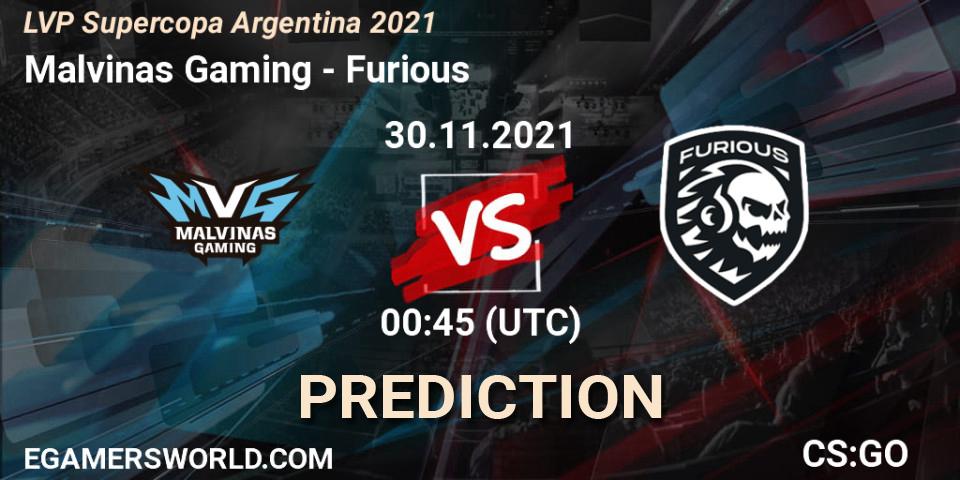 Malvinas Gaming - Furious: прогноз. 30.11.21, CS2 (CS:GO), LVP Supercopa Argentina 2021