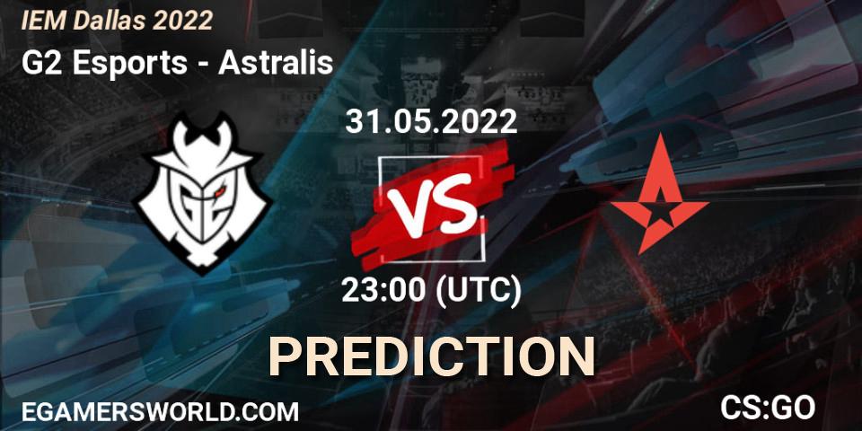 G2 Esports - Astralis: прогноз. 31.05.22, CS2 (CS:GO), IEM Dallas 2022
