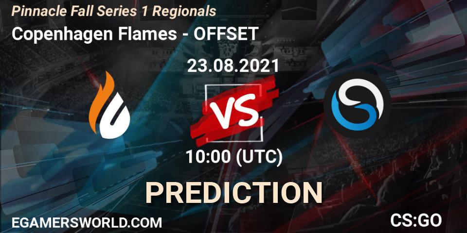 Copenhagen Flames - OFFSET: прогноз. 23.08.21, CS2 (CS:GO), Pinnacle Fall Series 1 Regionals