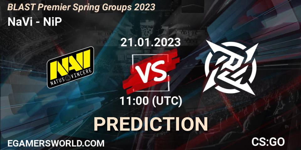 NaVi - NiP: прогноз. 21.01.23, CS2 (CS:GO), BLAST Premier Spring Groups 2023