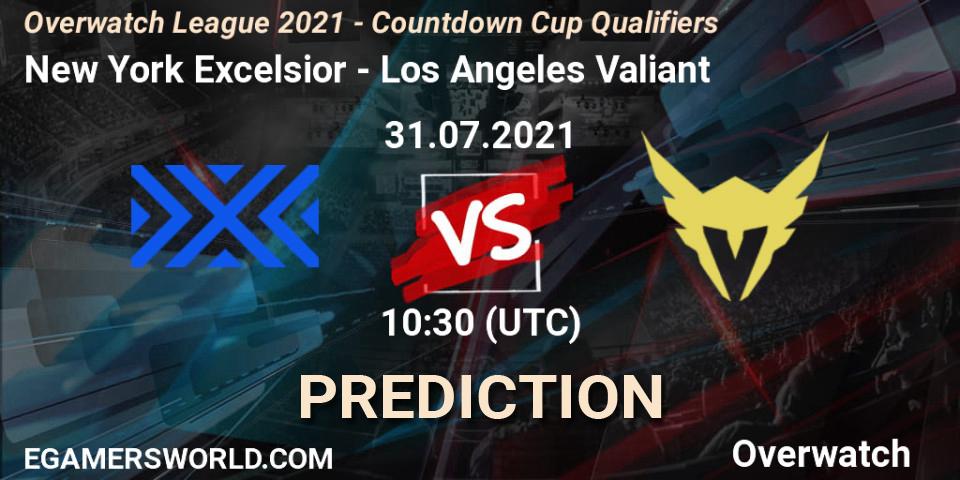 New York Excelsior - Los Angeles Valiant: прогноз. 31.07.21, Overwatch, Overwatch League 2021 - Countdown Cup Qualifiers