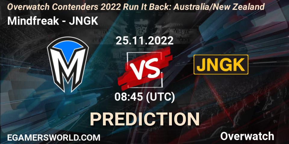 Mindfreak - JNGK: прогноз. 25.11.22, Overwatch, Overwatch Contenders 2022 - Australia/New Zealand - November