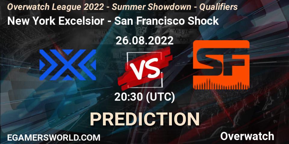New York Excelsior - San Francisco Shock: прогноз. 26.08.22, Overwatch, Overwatch League 2022 - Summer Showdown - Qualifiers