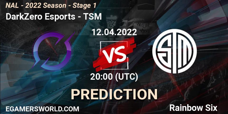 DarkZero Esports - TSM: прогноз. 12.04.22, Rainbow Six, NAL - Season 2022 - Stage 1