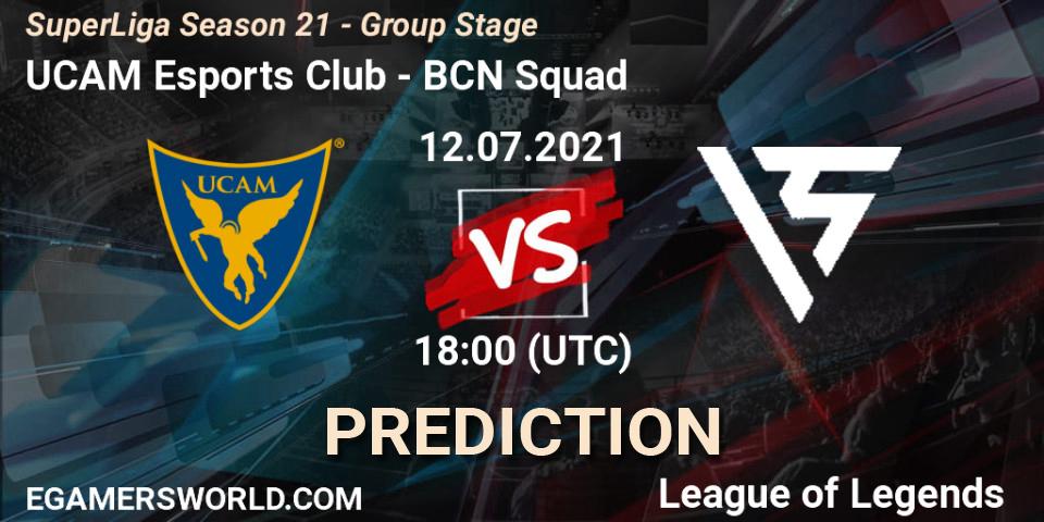 UCAM Esports Club - BCN Squad: прогноз. 12.07.21, LoL, SuperLiga Season 21 - Group Stage 