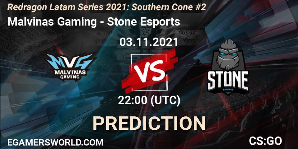 Malvinas Gaming - Stone Esports: прогноз. 03.11.21, CS2 (CS:GO), Redragon Latam Series 2021: Southern Cone #2